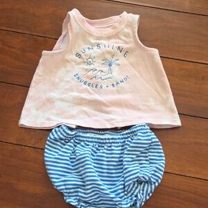 Pink and Blue Kids Summer Outfit